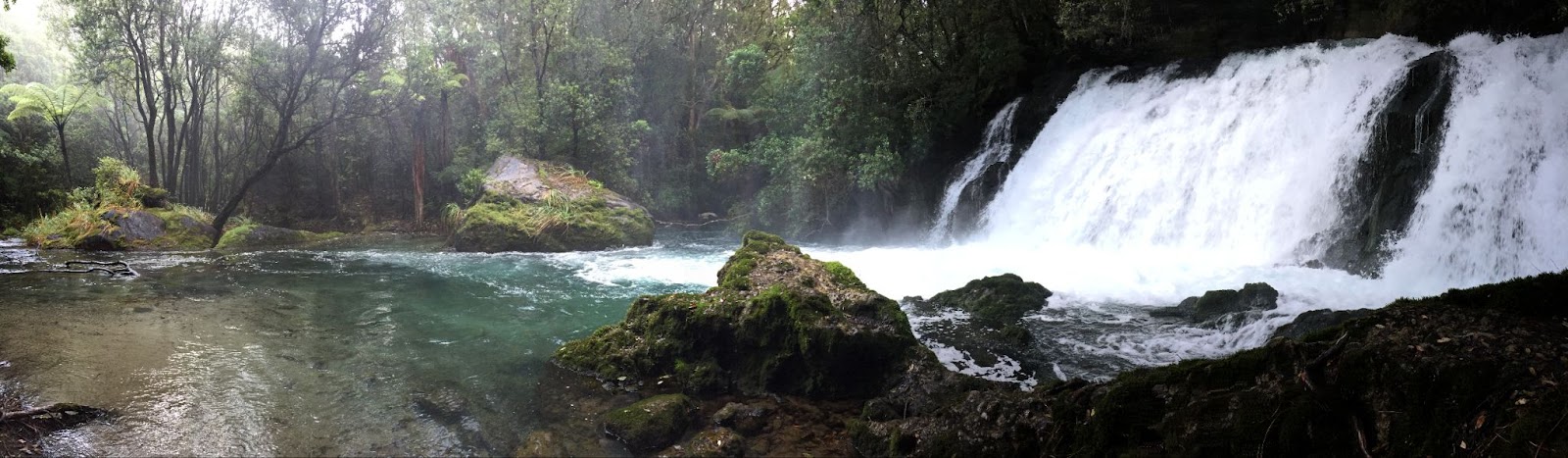 Tarawera River small waterfall