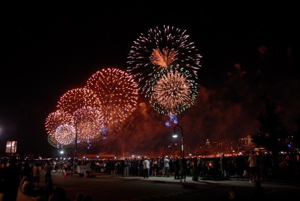 Fourth of July fireworks in New York