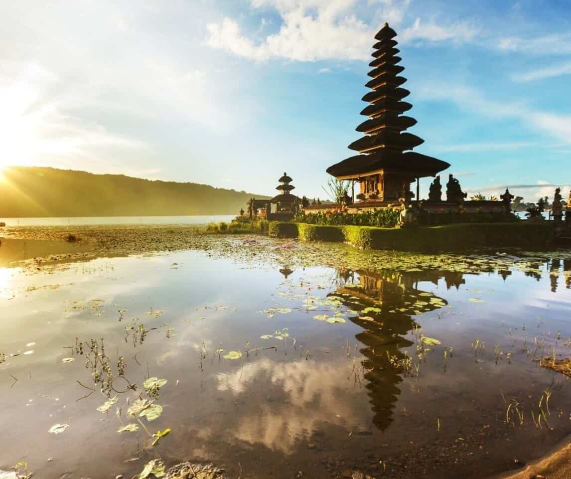 A temple in Bali