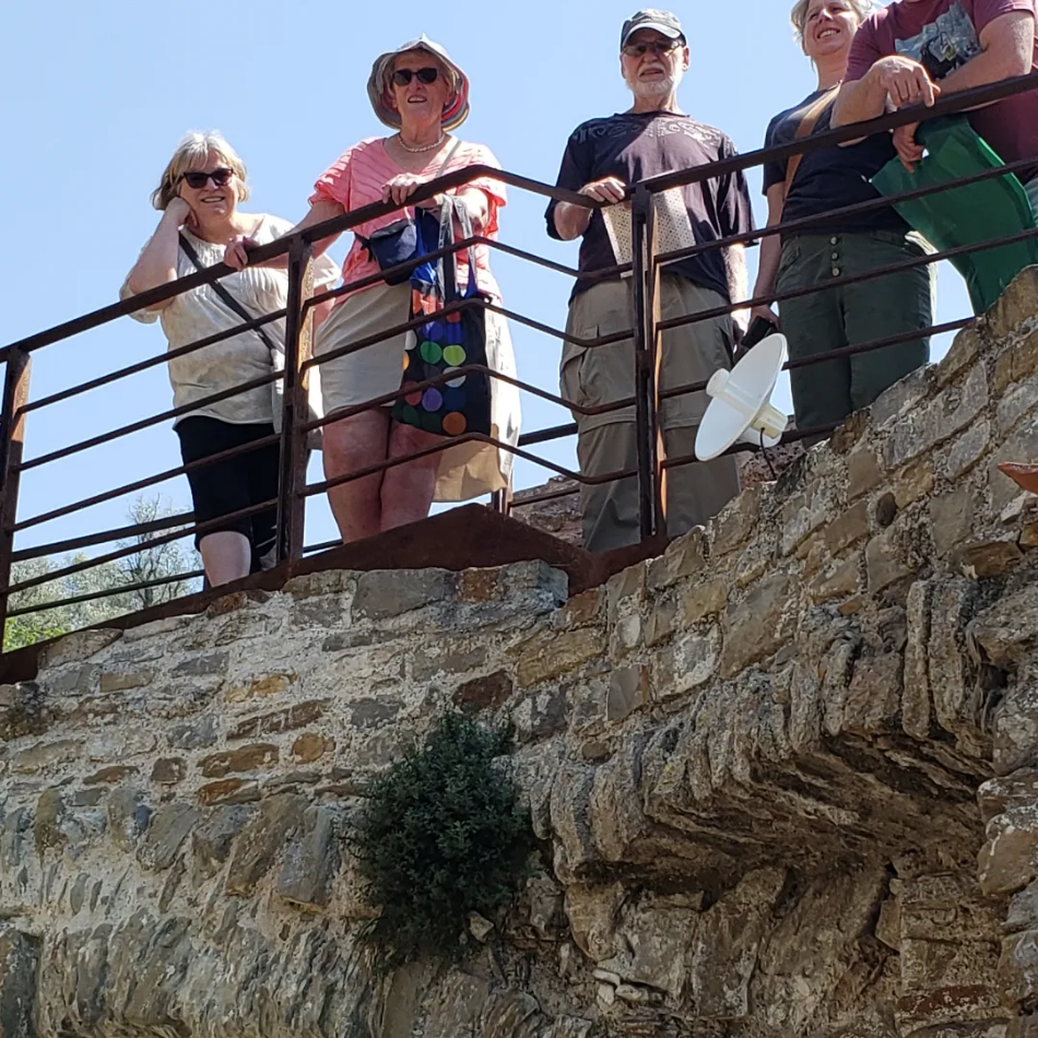 Explorers at Dolceacqua Castle