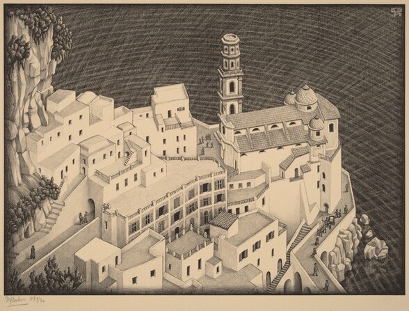 Atrani, Coast of Amalfi by M.C. Escher Photo at National Gallery of Art