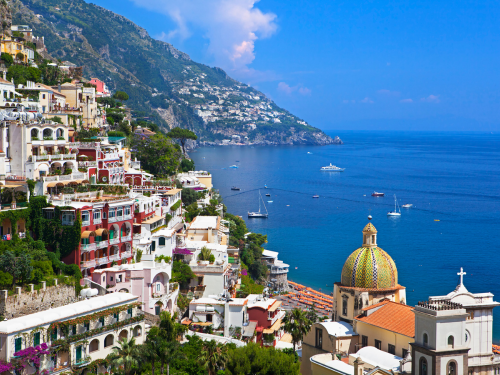 Stunning Picture of Positano from Our A Day in Positano Vacation by Tour Italy Now