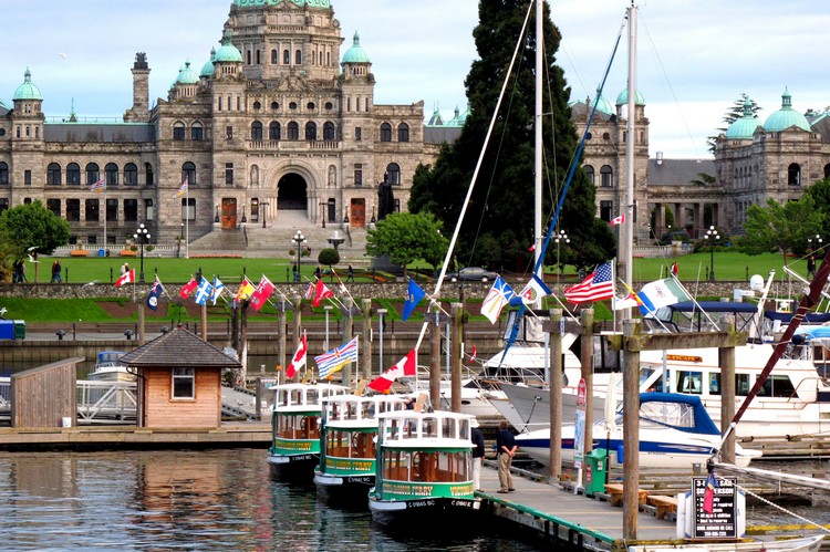 The Inner Harbour, Victoria, featuring the Capital Building