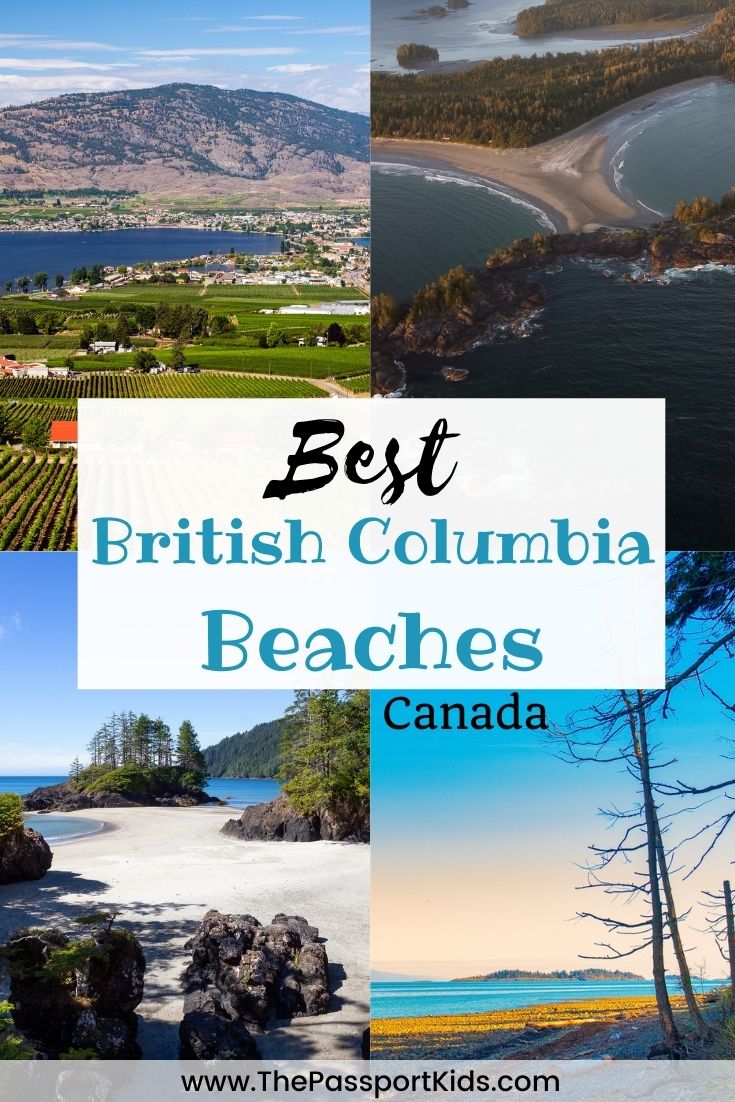 Explore the best British Columbia beaches for your next trip to BC. Discover stunning beaches along the coast, in the lower mainland, and the interior of BC. Perfect for family adventures from ocean to lake. #explorebc #hellobc #bcparks #yourtofino #osoyoosbc #exploreshuswap #bcbeaches #explorecanada