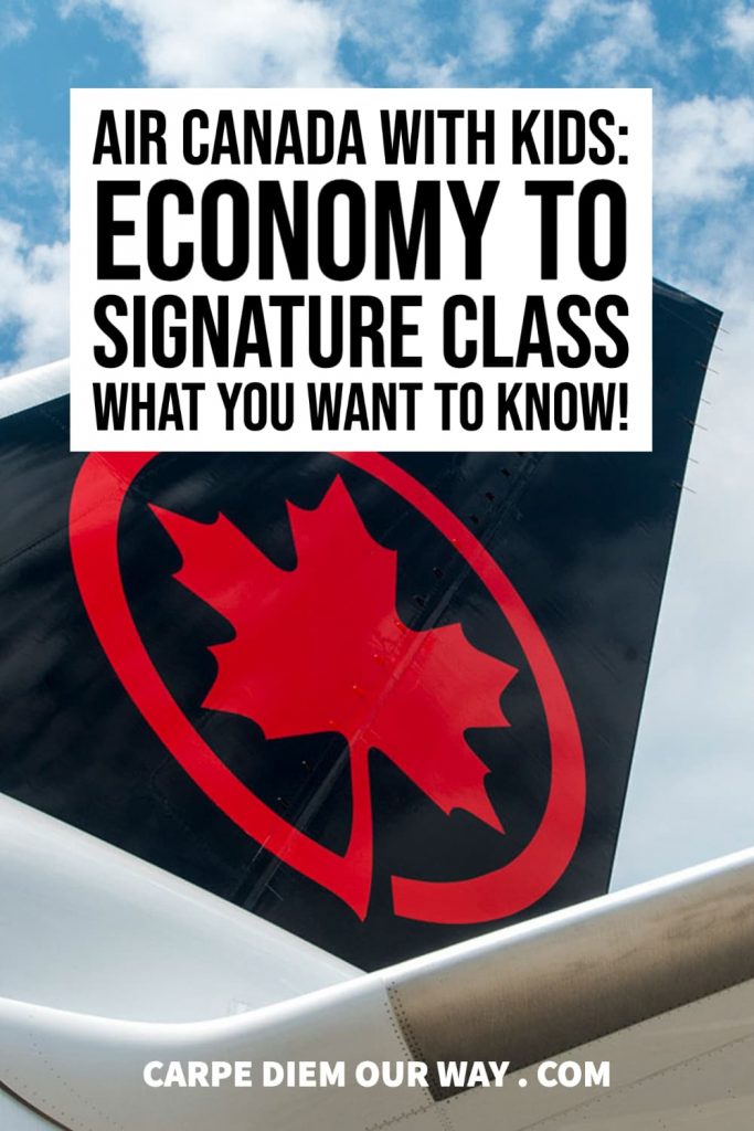 Air Canada with Kids First Class and Economy Reviewed.